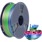 PLA Silk Rainbow SUNLU 1,75mm bobine 1kg – filamento sedoso multicolorido