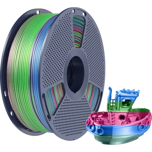 PLA Silk Rainbow SUNLU 1,75mm bobine 1kg – filamento sedoso multicolorido