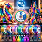 PLA SILK RAINBOW Azurefilm - Diâmetro 1,75mm Bobine 1kg