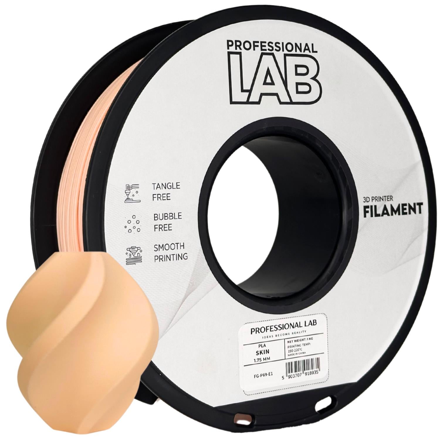 PLA Profissional Lab - Diâmetro 1,75mm Bobine 1kg