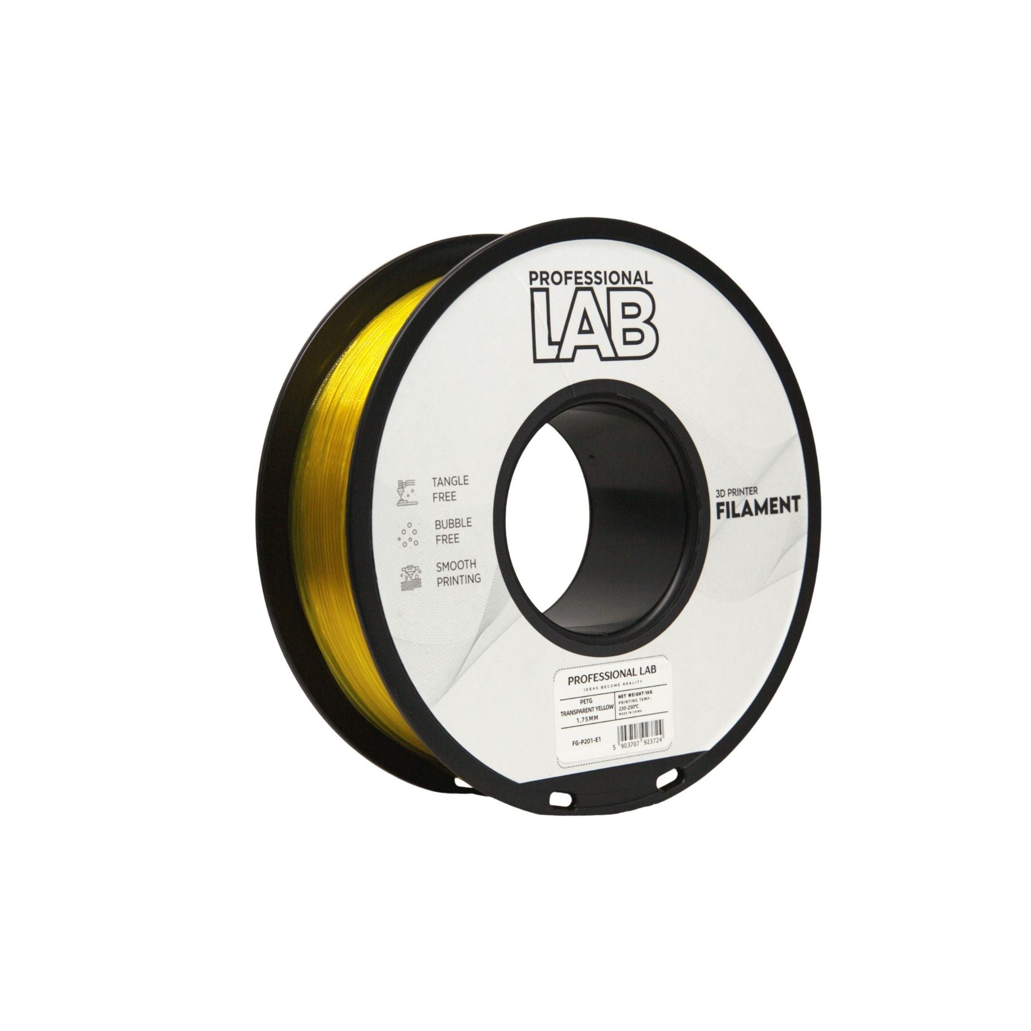 PETG Profissional Lab - Diâmetro 1,75mm Bobine 1kg